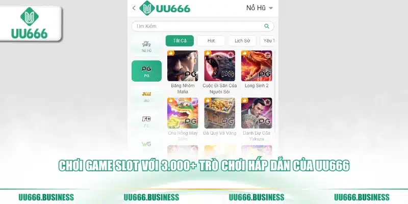 uu666 8 Các dạng game slot nổi tiếng tại UU666