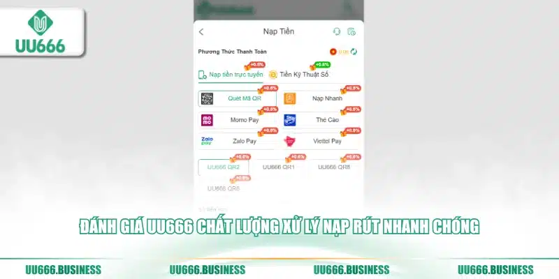Đánh Giá UU666 - Tân Thủ Và Pro Bet Cần Biết 2 UU666 nạp rút nhanh chóng