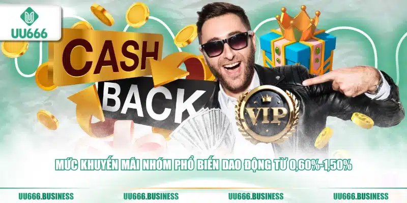 Ưu Đãi Hoàn Trả UU666 - Hoàn Tới 2,00% Qua 6 Cấp 2 Chi tiết tỷ lệ ưu đãi hoàn trả UU666 theo chuyên mục