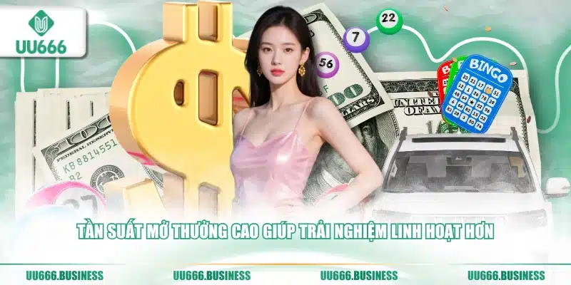 Xổ Số Siêu Tốc UU666 - 18 Kỳ Quay Liên Tục Trong 90 Phút 2 Tần suất mở thưởng cao giúp trải nghiệm linh hoạt hơn