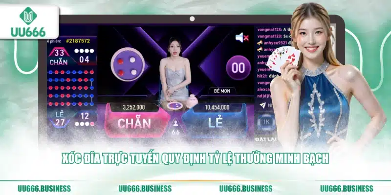 Xóc Đĩa UU666 - Dễ Chơi, Dễ Trúng To 3 xóc đĩa uu666 minh bạch